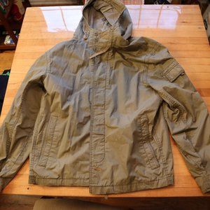 Vintage Military Rain Jacket OD Green Color